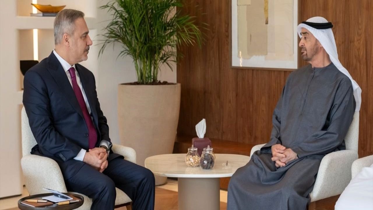 Bakan Fidan, BAE Devlet Başkanı Al Nahyan ile görüştü